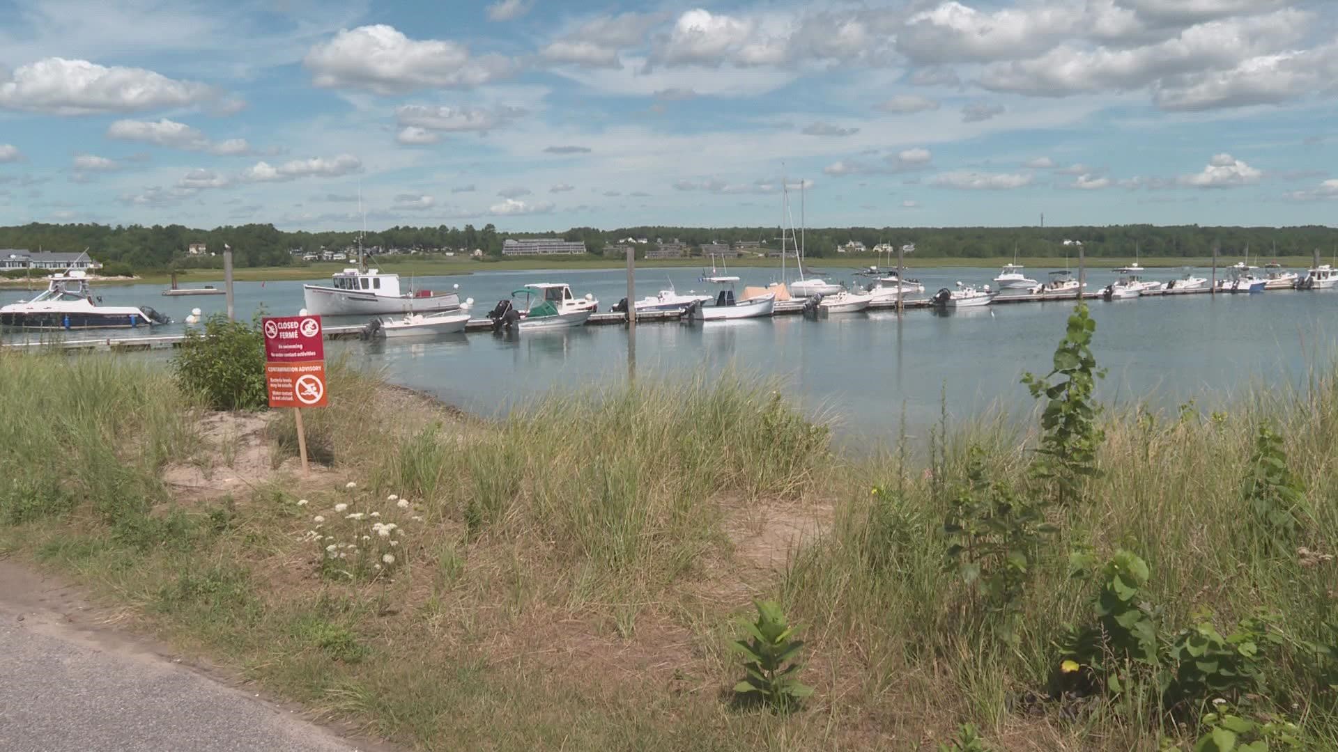 "The pipe is floating enough so that boats occasionally are hitting it and causing the joints to break," Wells Interim Town Manager Bill Giroux said.