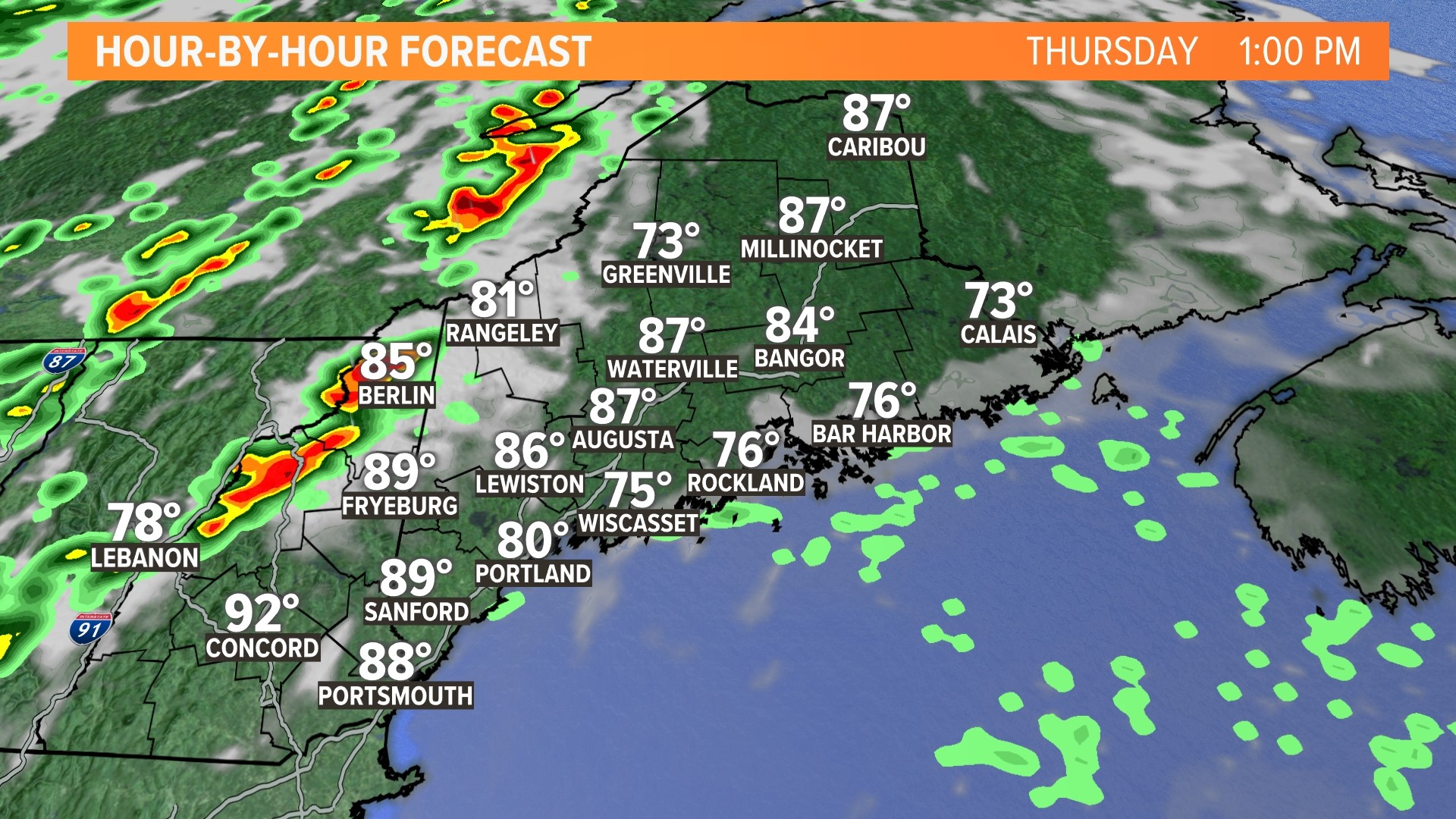 Severe storms moving through Maine Thursday evening | newscentermaine.com