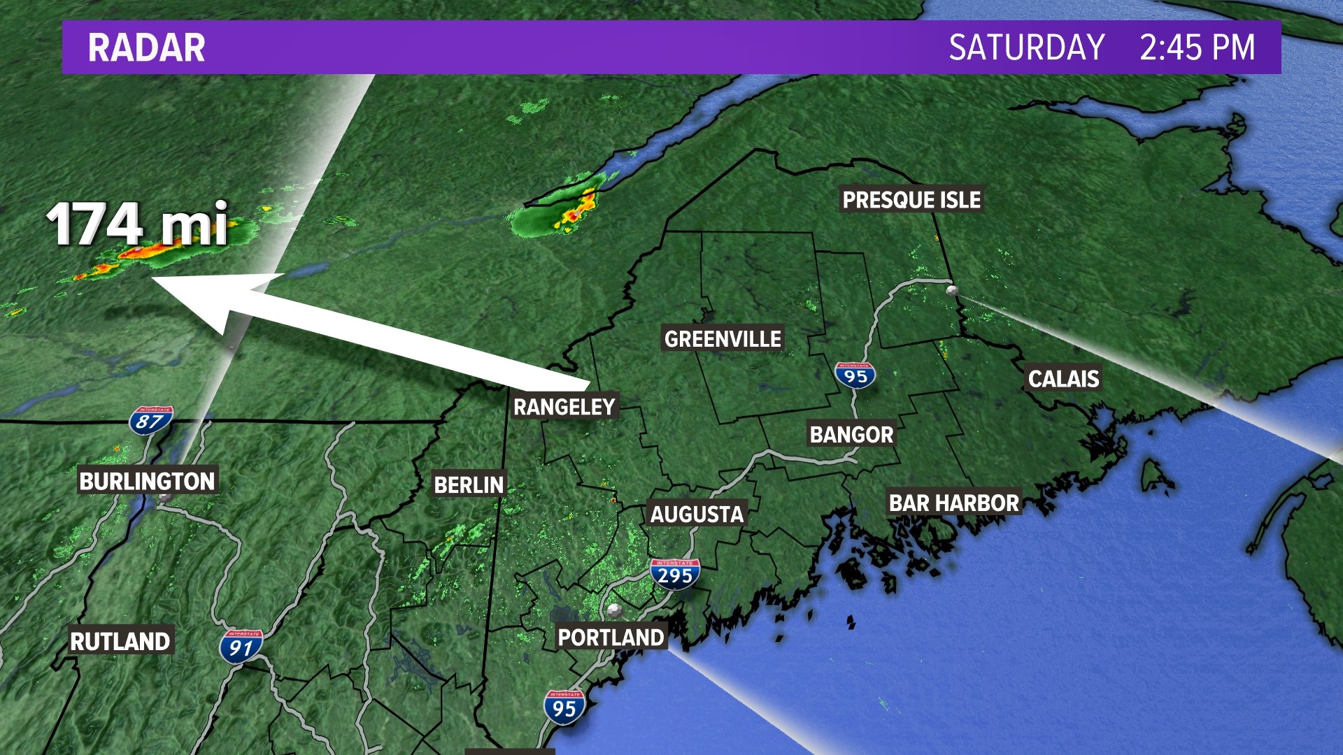 WEATHER UPDATE Severe thunderstorm risk expanded in Maine