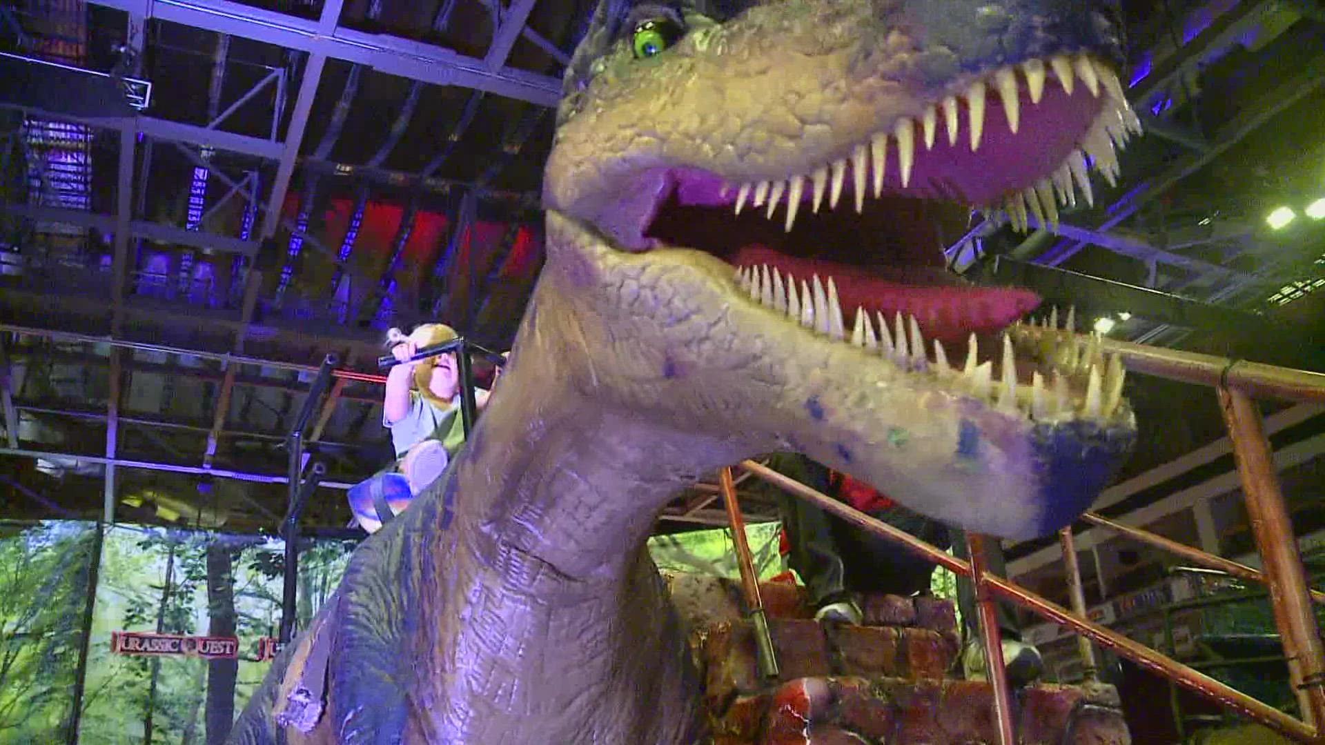 Jurassic Quest launches at the Cross Insurance Center and will be held this Friday through Sunday.