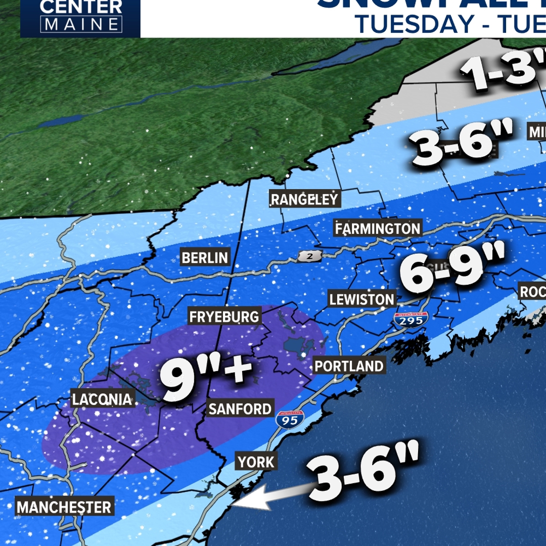 Snowstorm continues to impact Maine through the evening ...