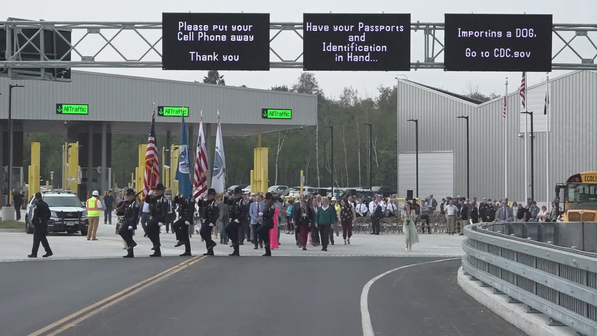 After nearly four years of construction, the towns of Madawaska and Edmundston are celebrating the grand opening of the bridge and land port-of-entry connection.