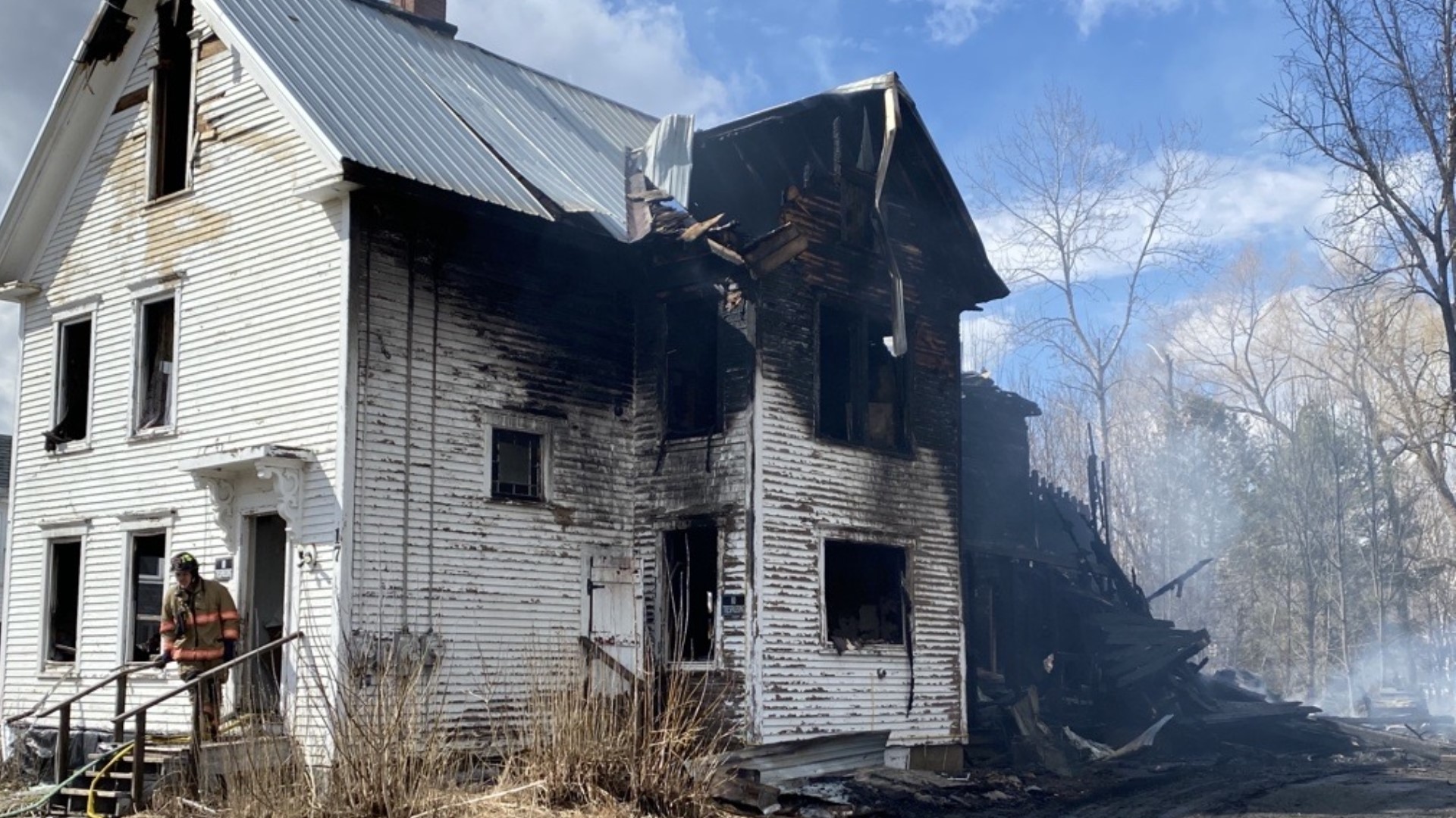 DoverFoxcroft fire closes Cherry Street on Tuesday