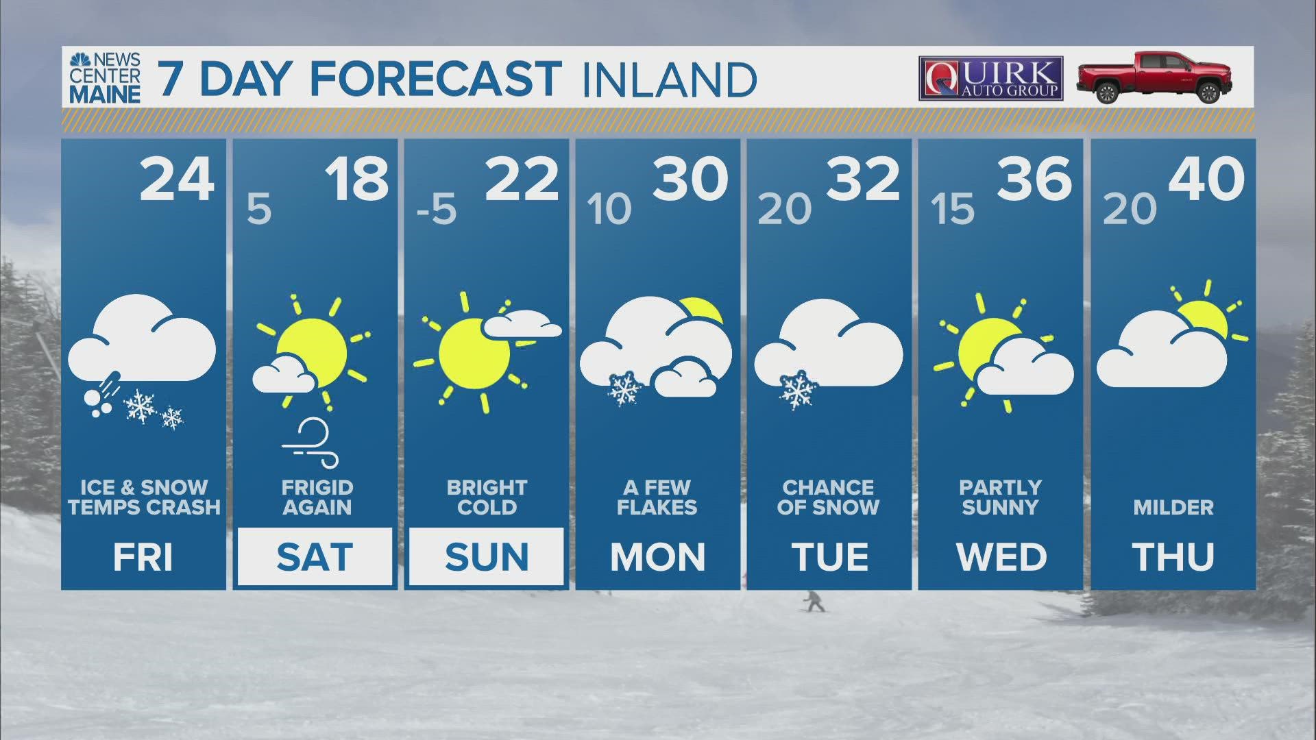 NEWS CENTER Maine Weather Video Forecast 02.04.22 Updated 4:30am