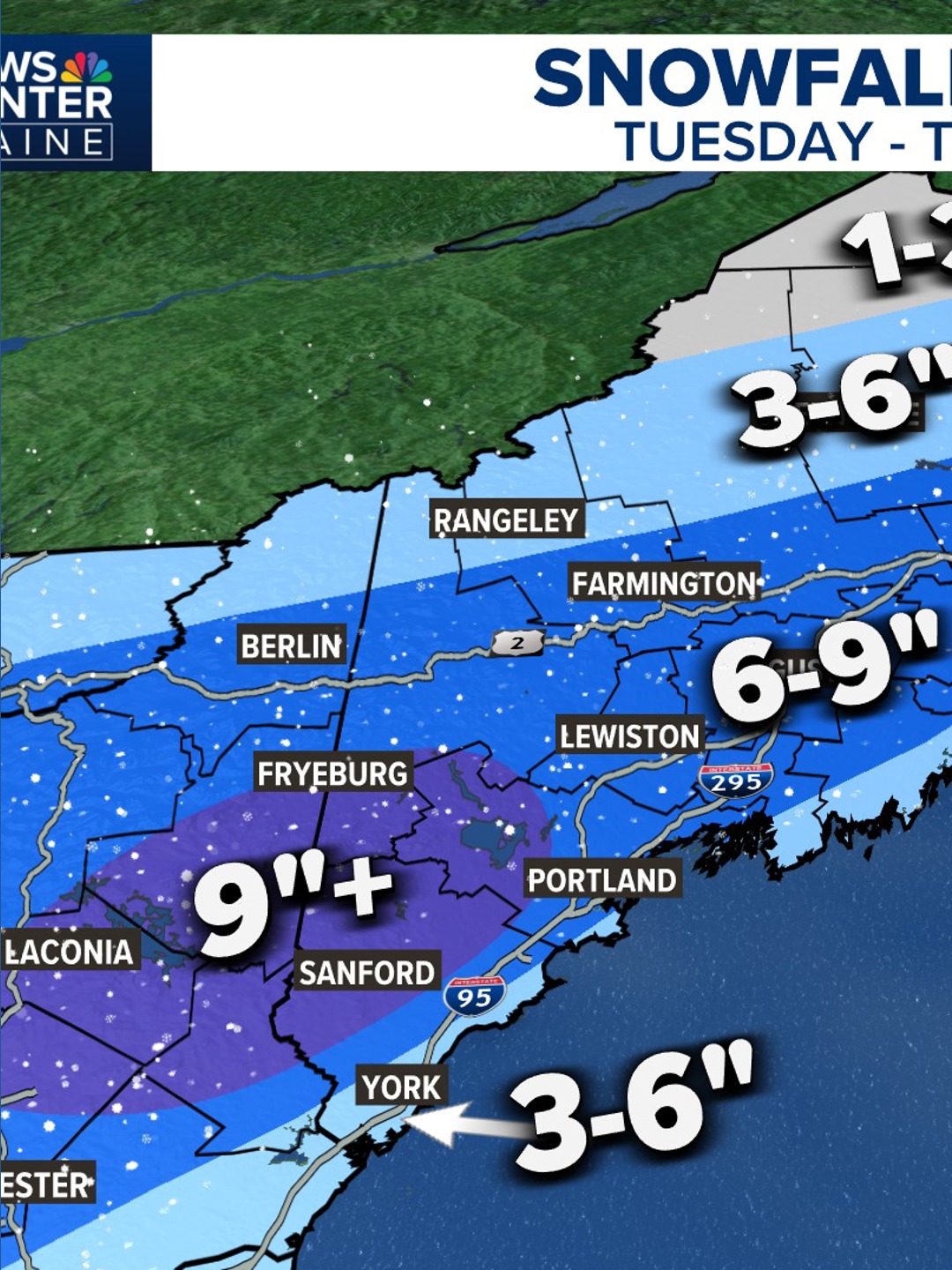 Snowstorm continues to impact Maine through the evening ...