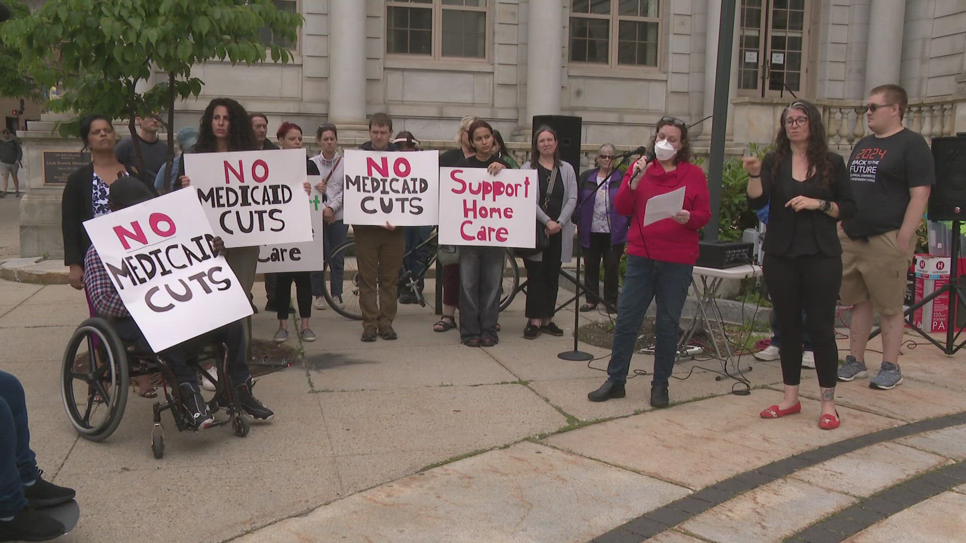 Mainers rally against proposed GOP Medicaid cuts | newscentermaine.com