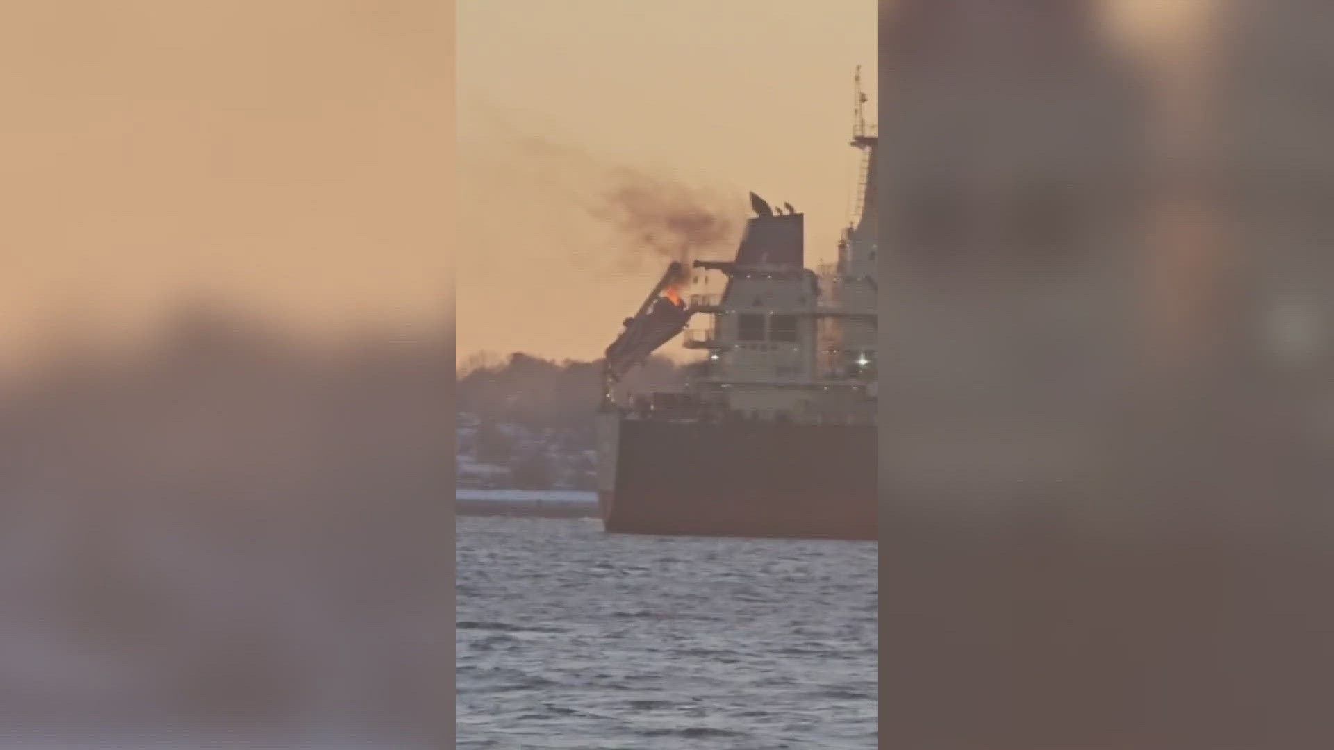 Crews battle boat fire in Portland Harbor | newscentermaine.com