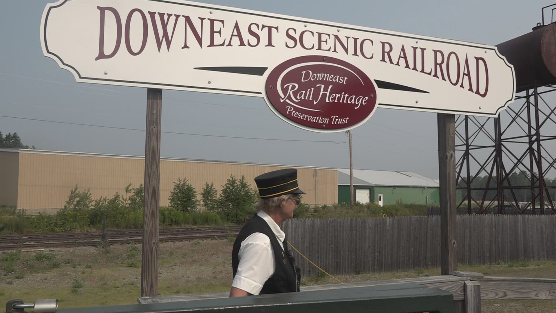On Monday, more than 150 people packed into vintage train cars to ride the Downeast Scenic Railroad.