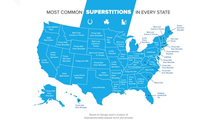 Here are the biggest superstitions in all 50 states | newscentermaine.com