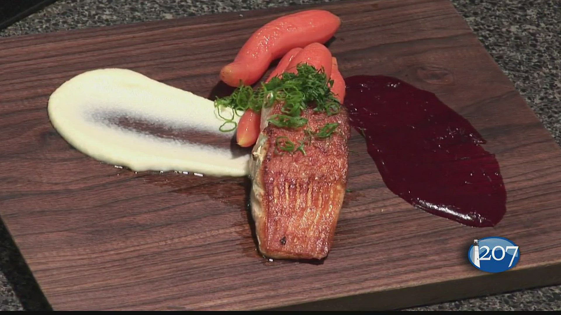 Chef Stan Dzengelewski from The Portland Hunt   Alpine Club shares a recipes he says is surprisingly popular around Valentine's Day: Salmon