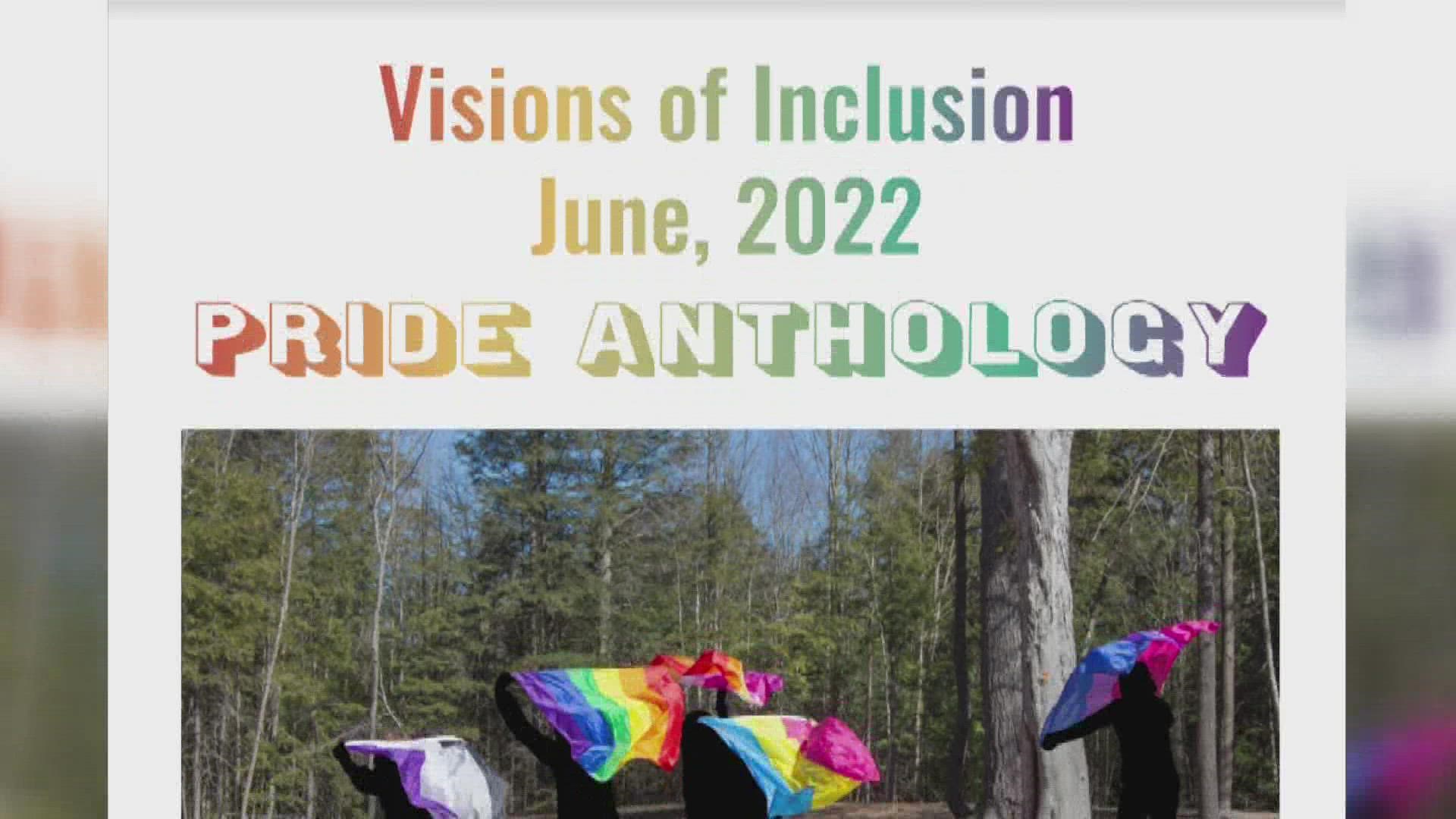 The Rockland-based organization OUT Maine put together a pride anthology called "Visions on Inclusions”.