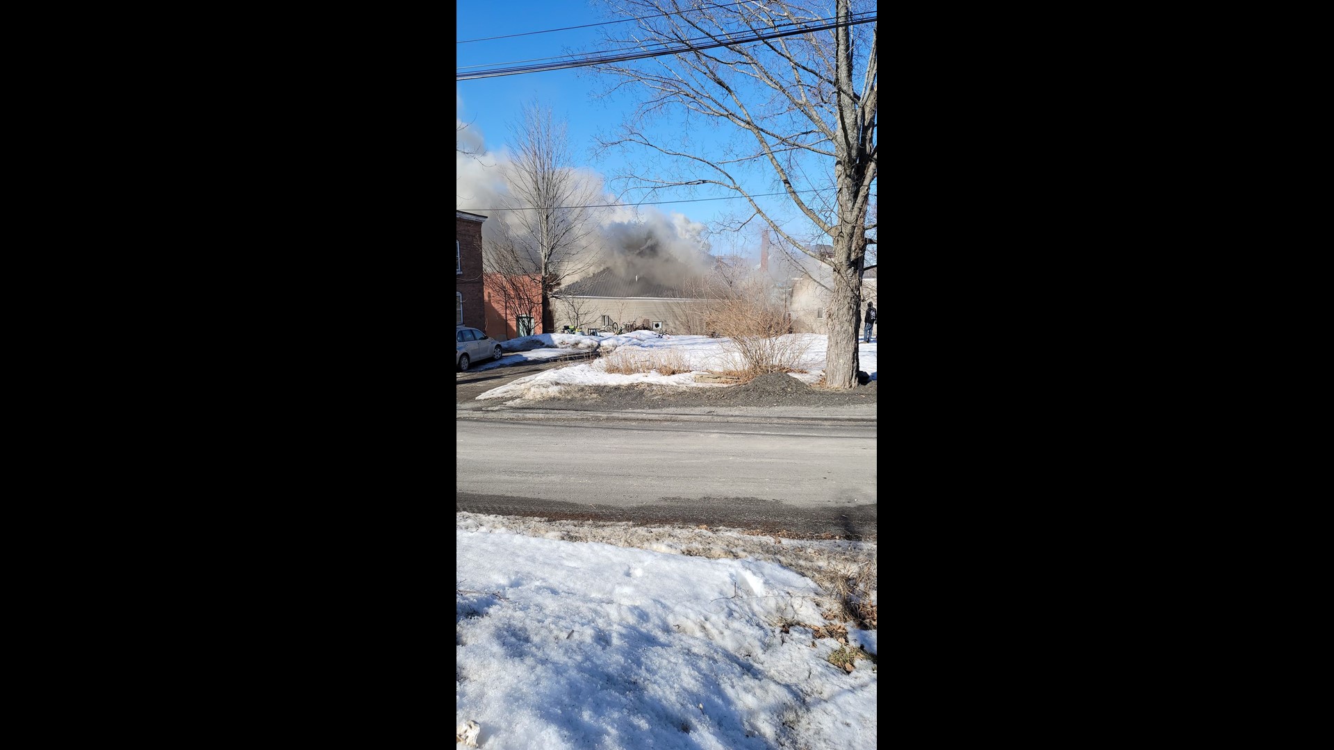 Downtown Houlton apartment building a total loss after fire