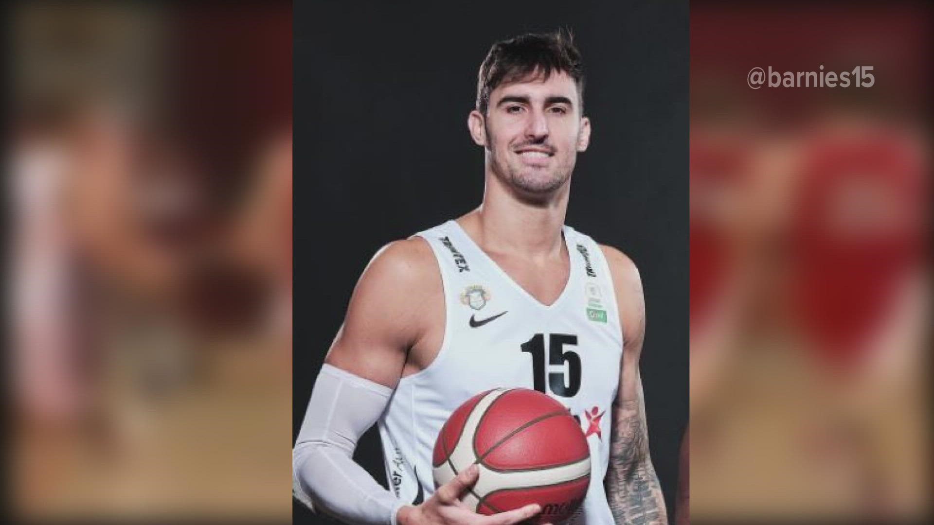 Auburn's Troy Barnies is playing in Estonia this season after he had to flee Ukraine when Russia invaded the country.