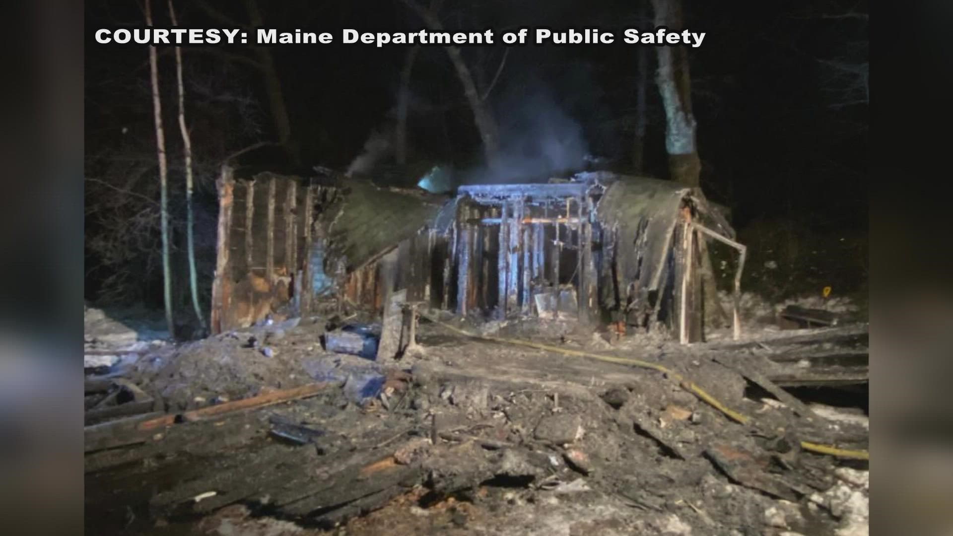 The fire was reported at a home on Kennebec Road around 10:30 Monday night, and investigators believe it was Paul Spaulding’s remains that were found inside.