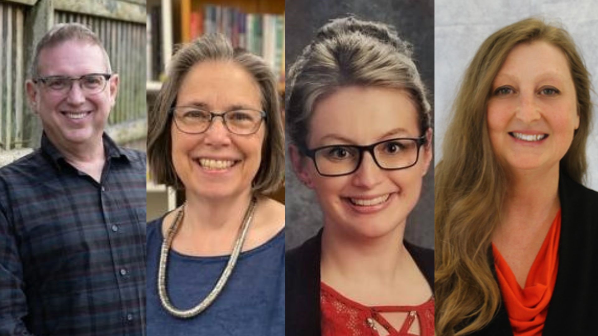The four finalists for 2024 Maine Teacher of the Year are Joshua Chard, Edith Berger, Lacey Todd, and Colleen Maker.