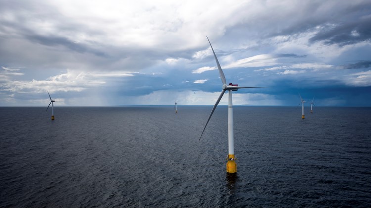 1st US floating offshore wind auction nets $757M in bids