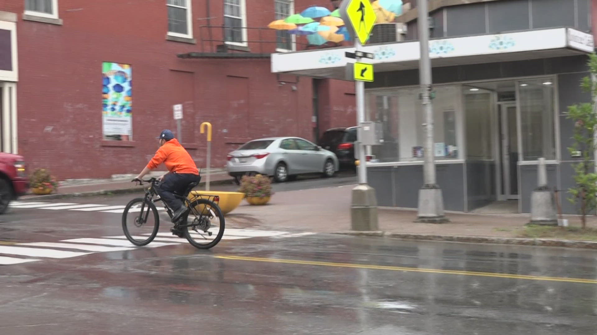 Streetplus ambassadors can be seen walking or biking in the downtown area, wearing bright orange shirts, hoping to support the community with friendly faces.