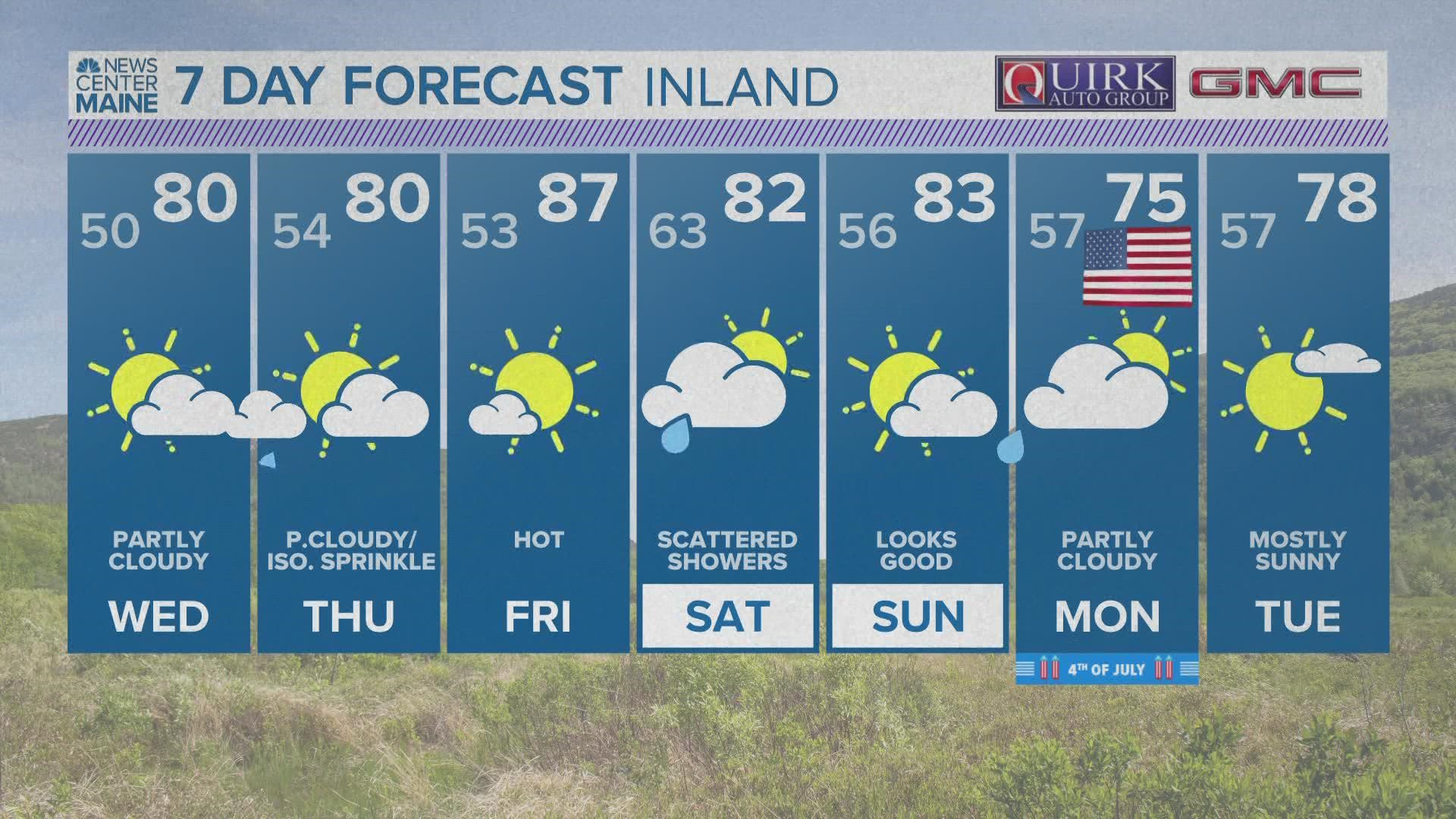 NEWS CENTER Maine Weather Video Forecast 06.28.22 Updated 11pm