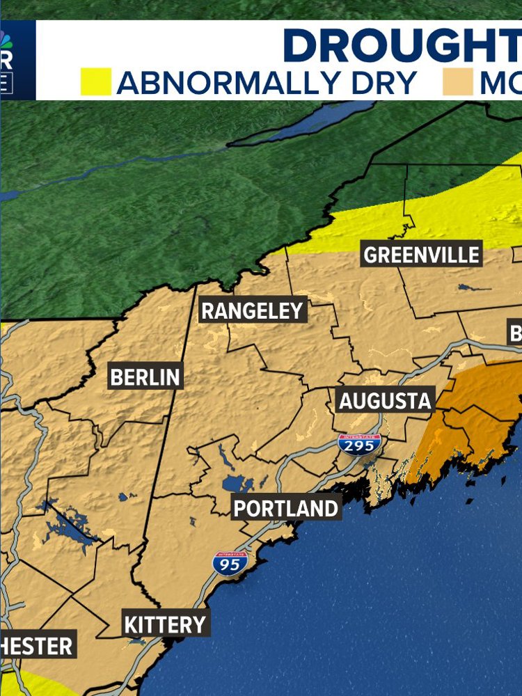 US Drought Monitor: Maine drought map shows worsening conditions from ...