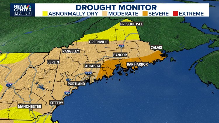 US Drought Monitor: Maine drought map shows worsening conditions from ...