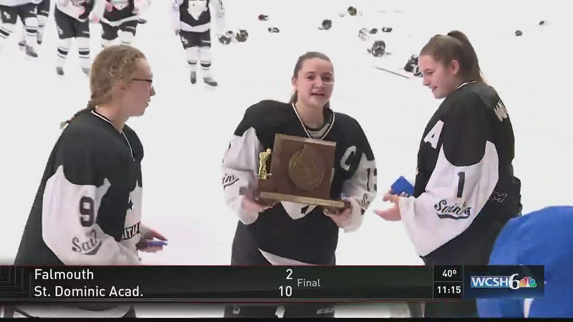 St. Dominic Academy wins second straight Girls Hockey State Championship