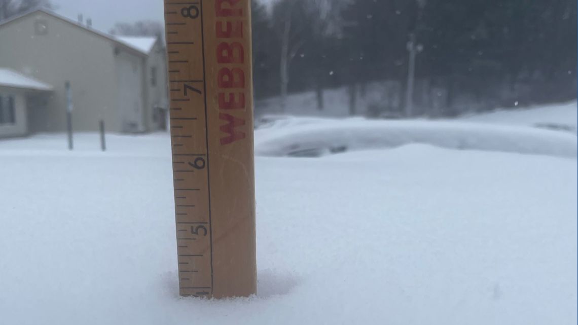 Maine and New Hampshire snow totals for Tuesday storm