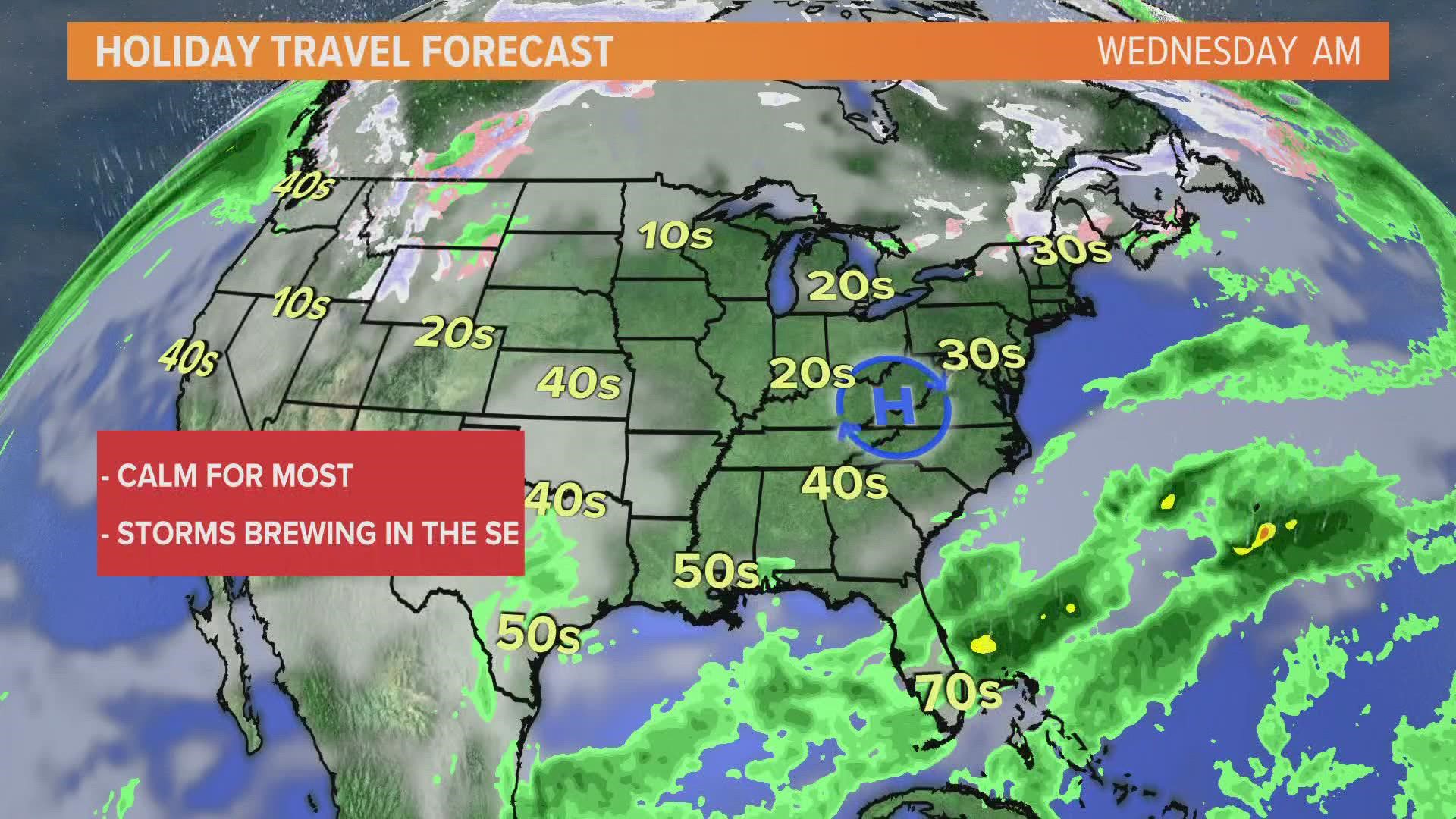 NEWS CENTER Maine Meteorologist Aaron Myler fills us in for what to expect for Thanksgiving travel.