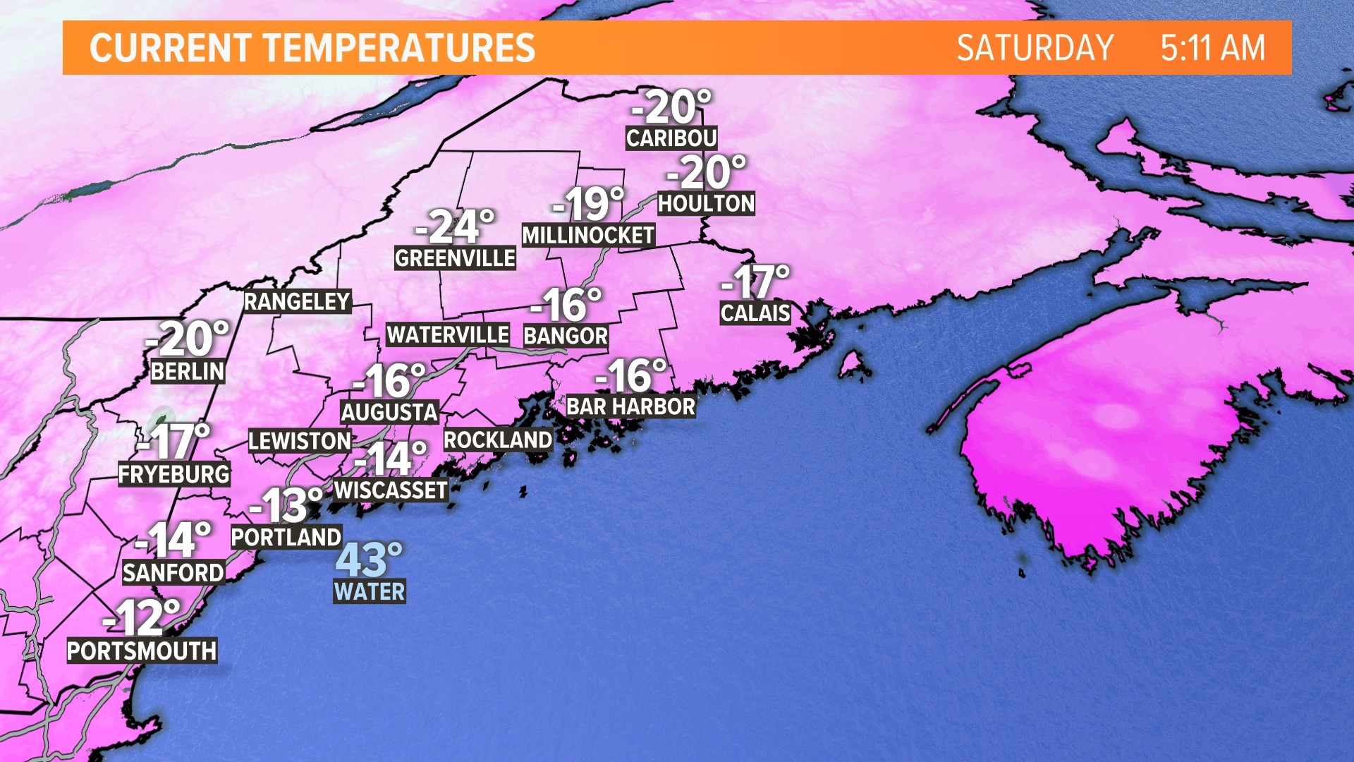 Polar vortex arrives in New England, setting some new temperature