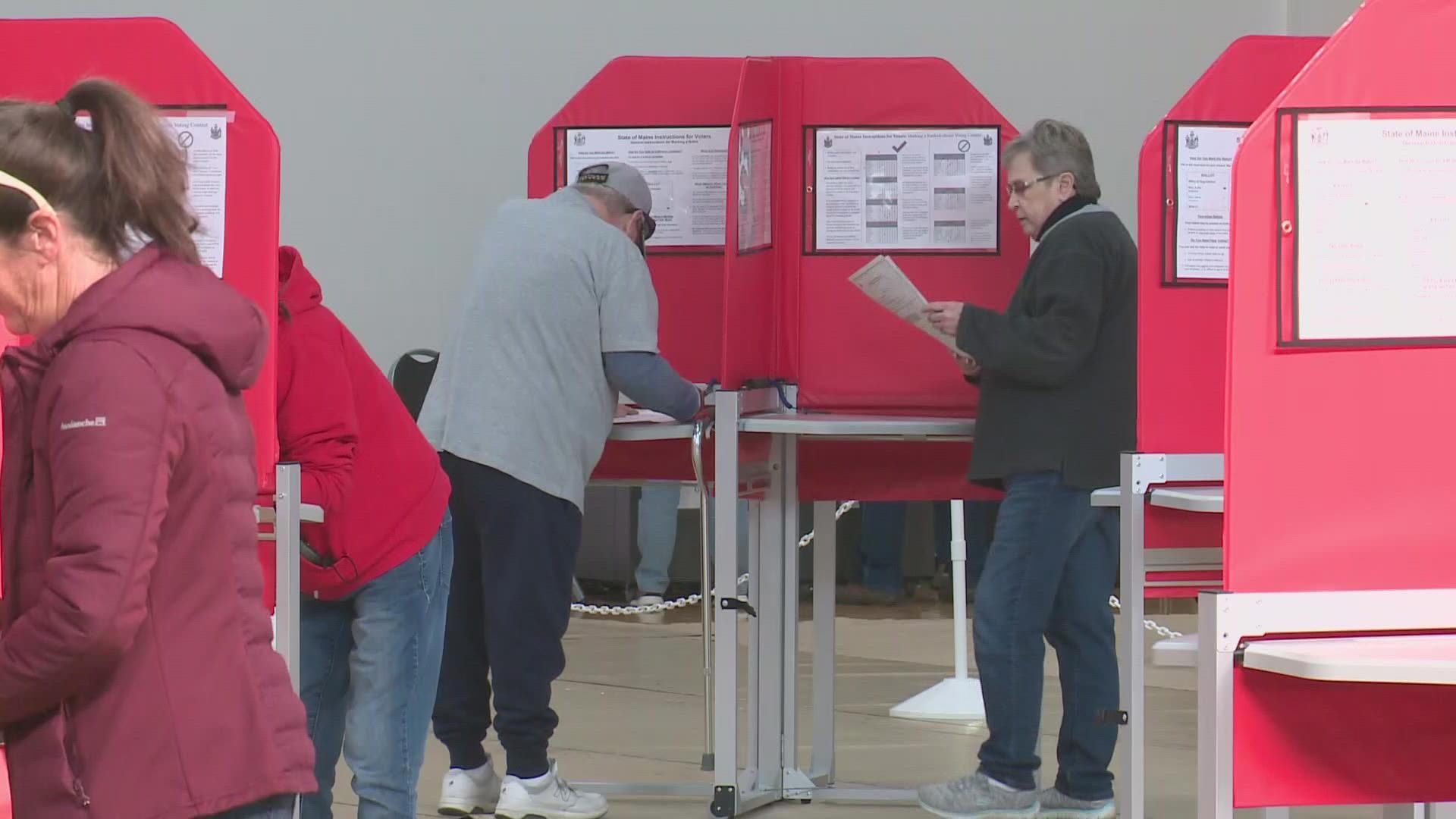 Ranked choice tabulations began Monday to decide if Democrat Jared Golden or Republican Bruce Poliquin will win congressional district two, covering most of Maine.