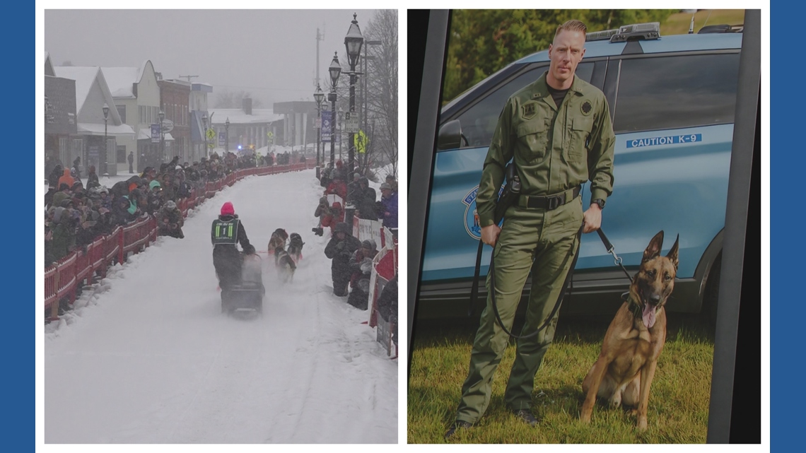 Can-Am sled dog race honors fallen Maine State Police K-9 with new award