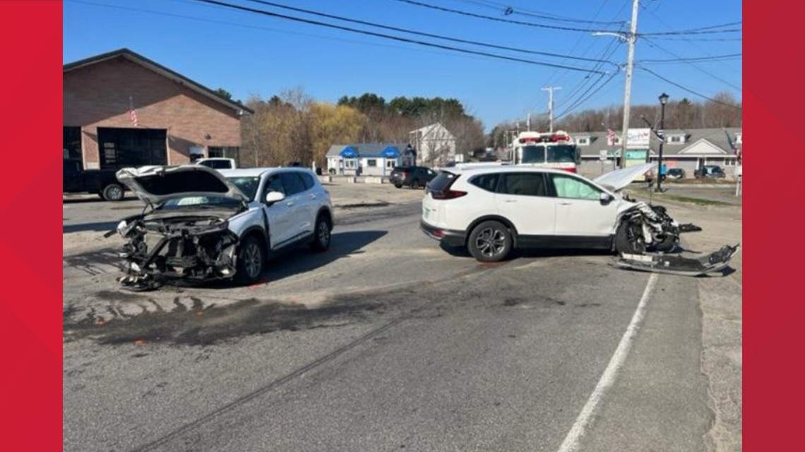 Threevehicle crash injures four people in Standish