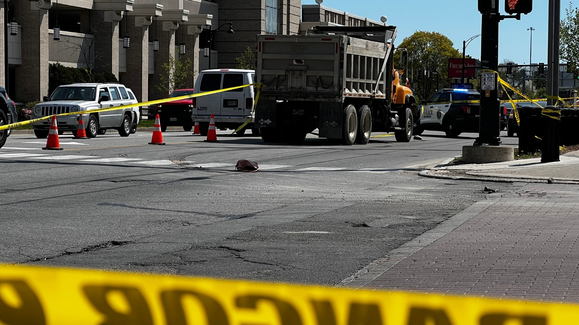 Pedestrian seriously injured after being hit by dump truck ...