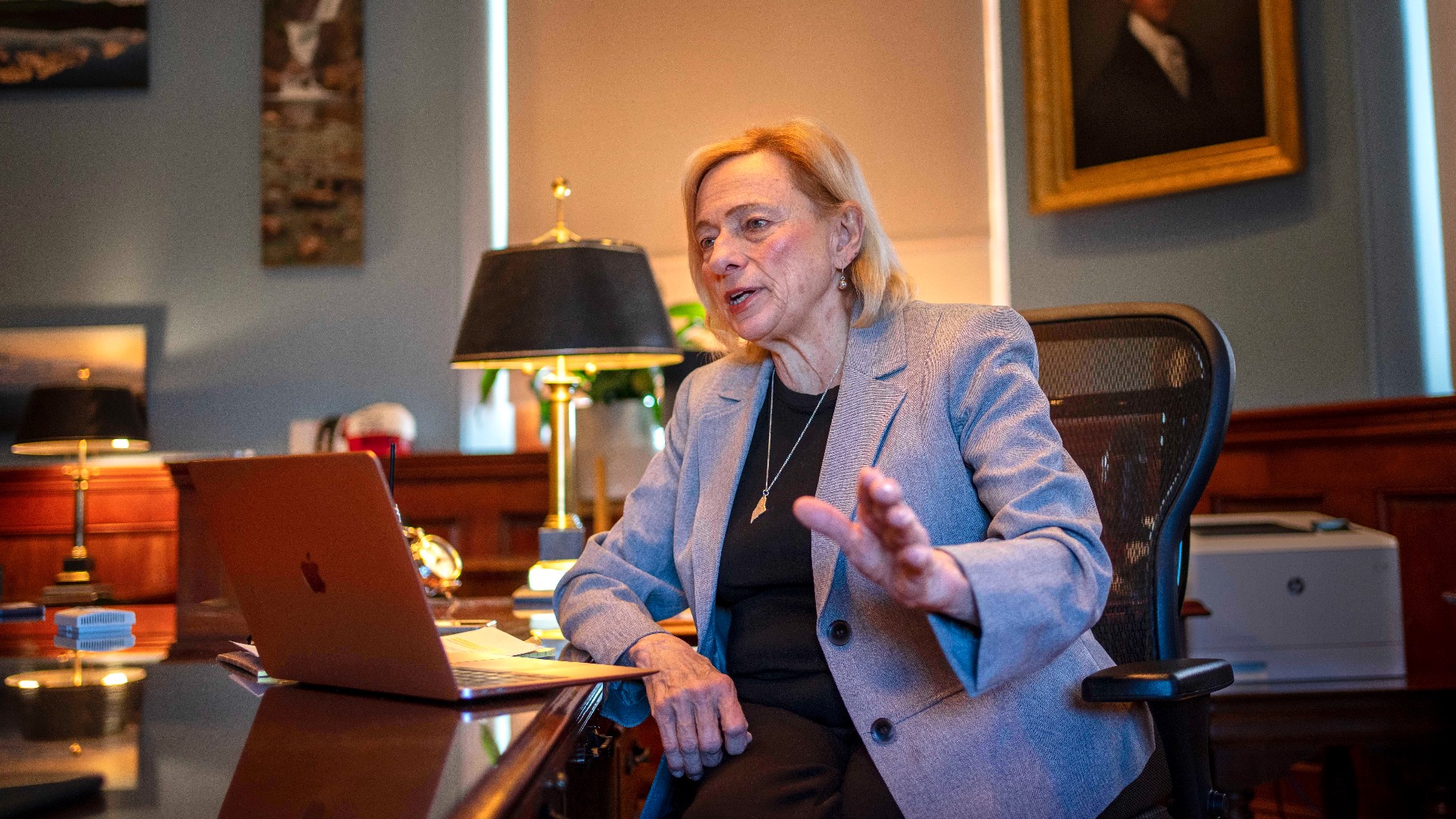 Gov. Janet Mills will be isolating for five days, meaning she will miss Jill Biden's visit to Maine on Wednesday.