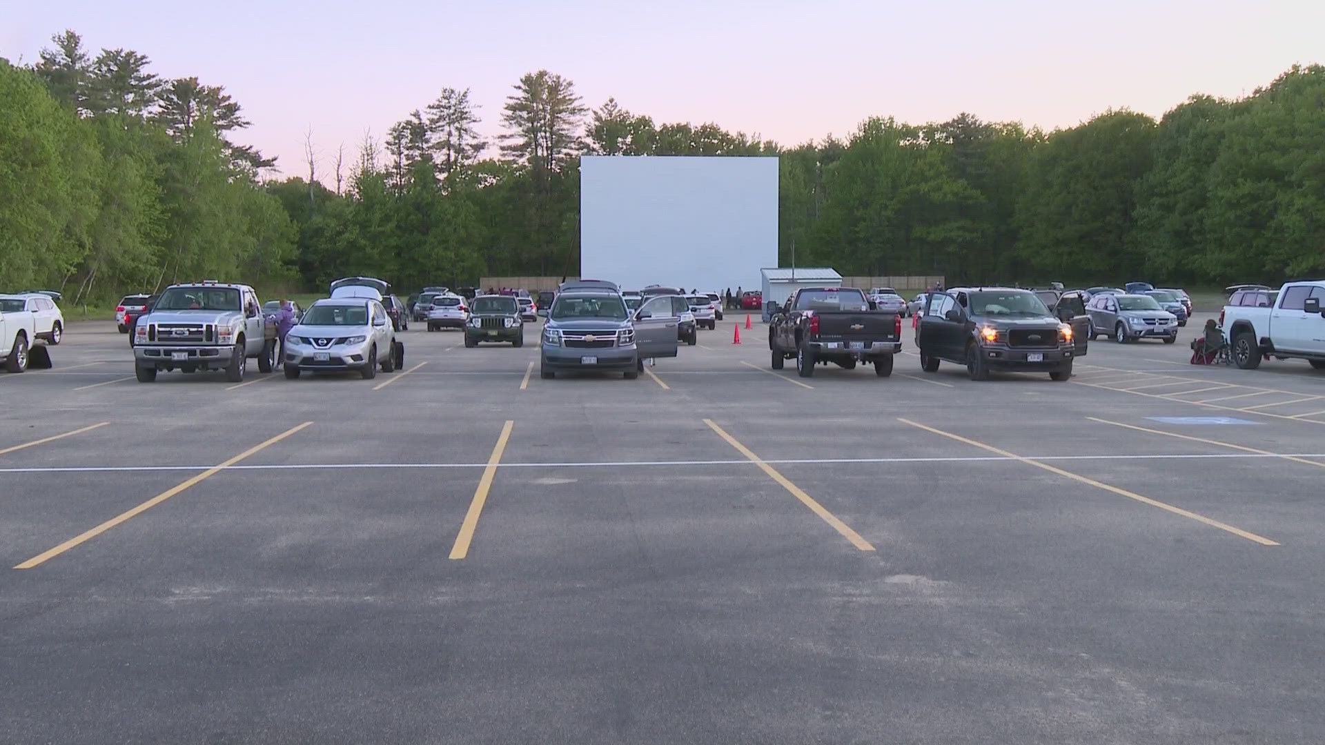 The 83-year-old drive-in closed last year due to pandemic-related challenges, but reopened Friday at Aquaboggan Water Park.