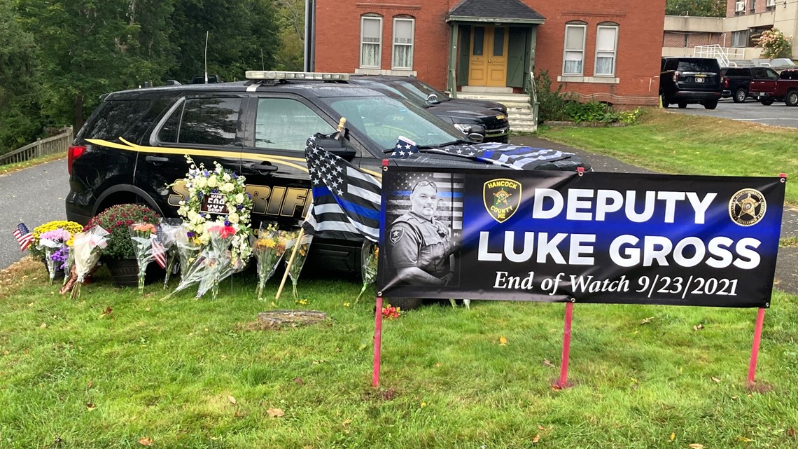 Hancock County community remembers fallen Maine deputy