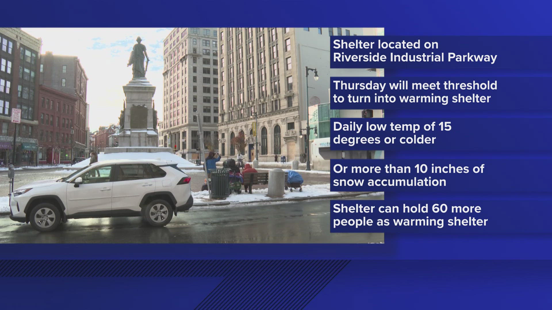 Portland emergency warming shelter to open Thursday night due to frigid ...