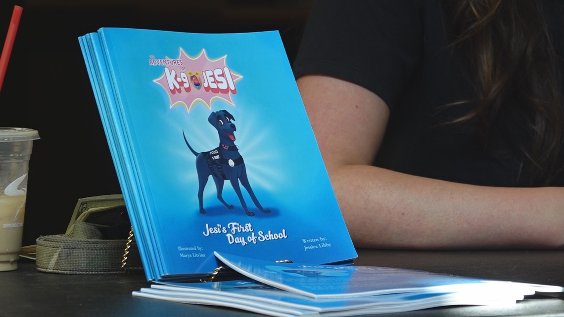 Bangor police K-9 inspires book for first-day-of-school jitters