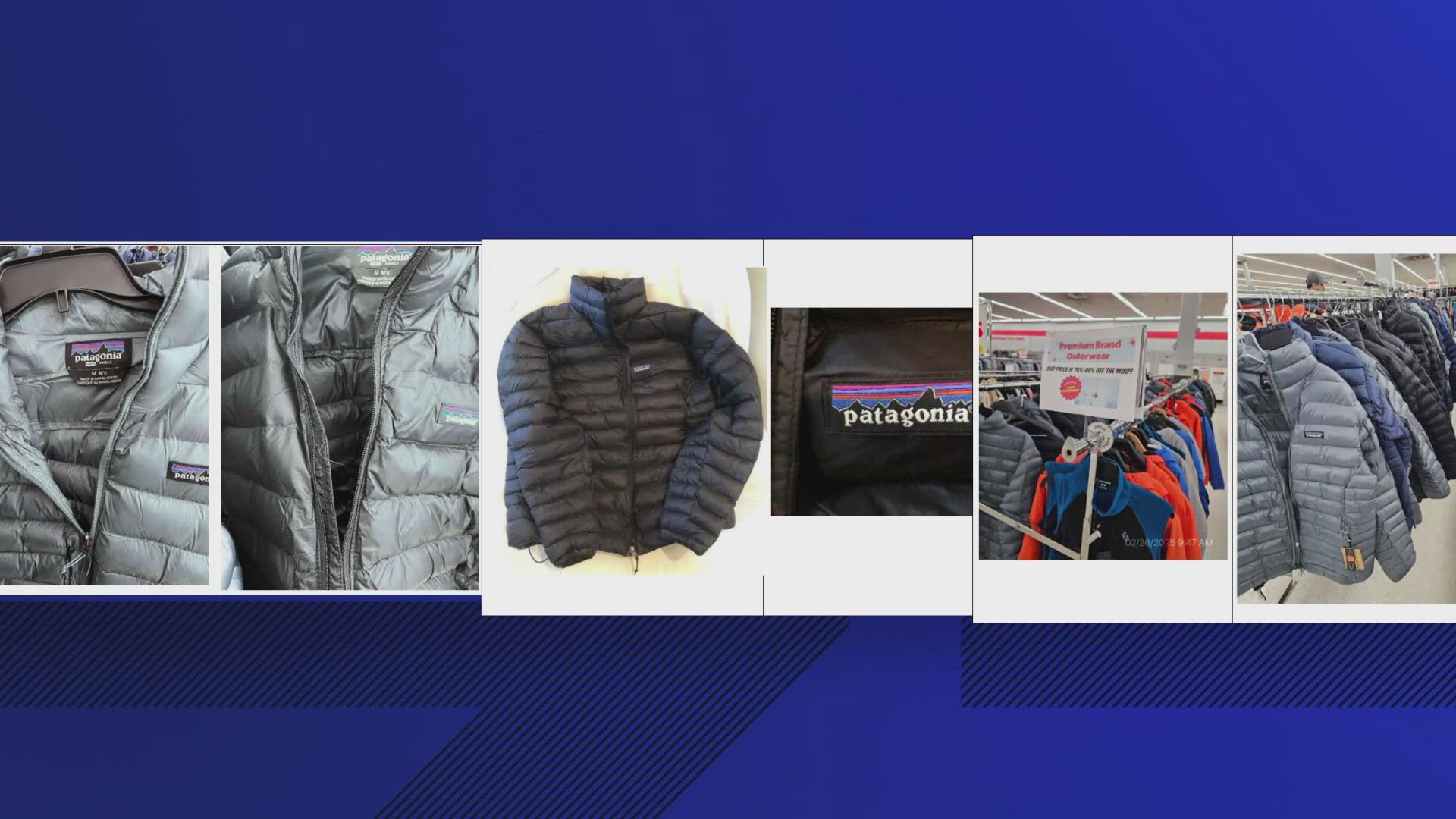 The store was accused of selling items with a fake Patagonia label. 