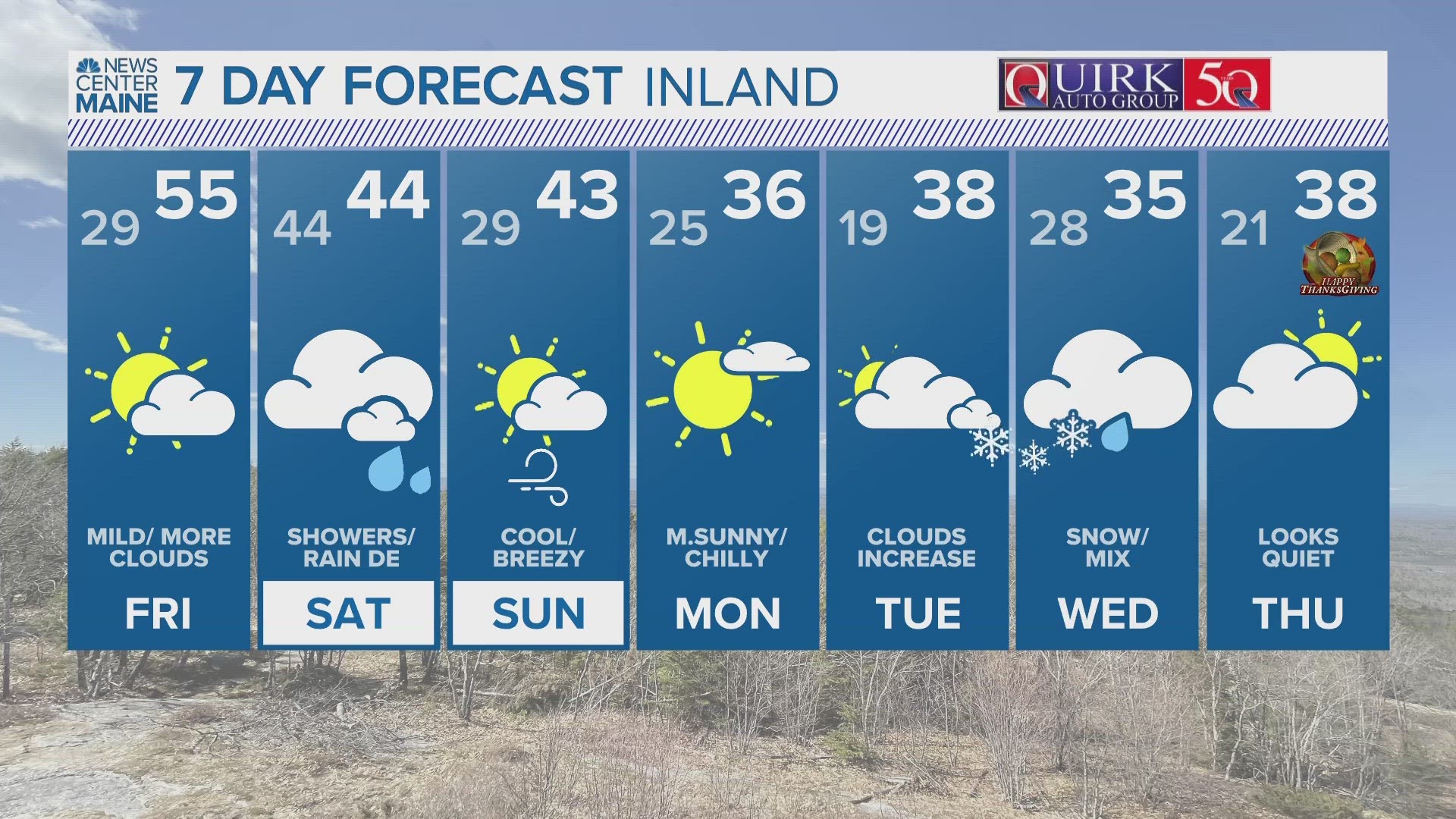 NEWS CENTER Maine Weather Video Forecast