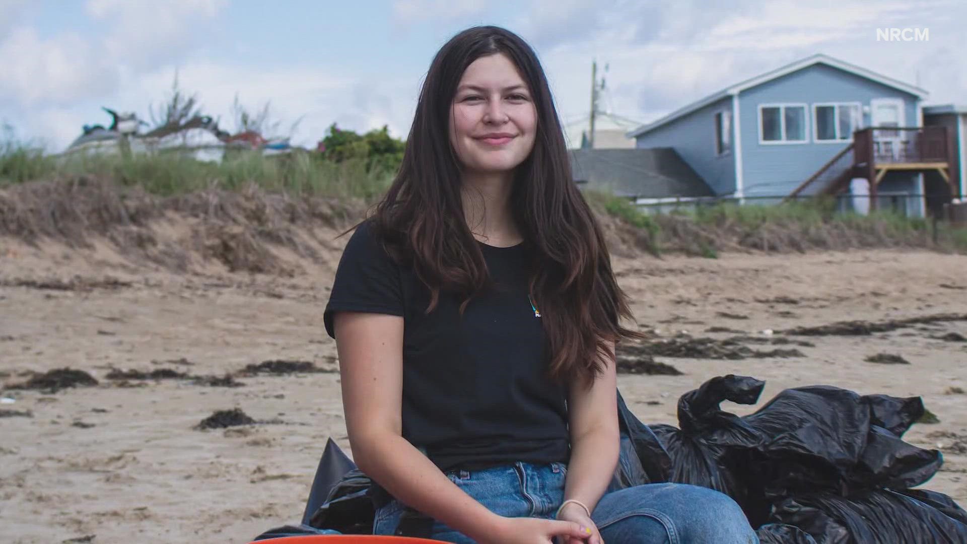 “If the entire world is stemming into chaos, what’s something that I can do?” Kiara Frischkorn, a marine studies student, said.