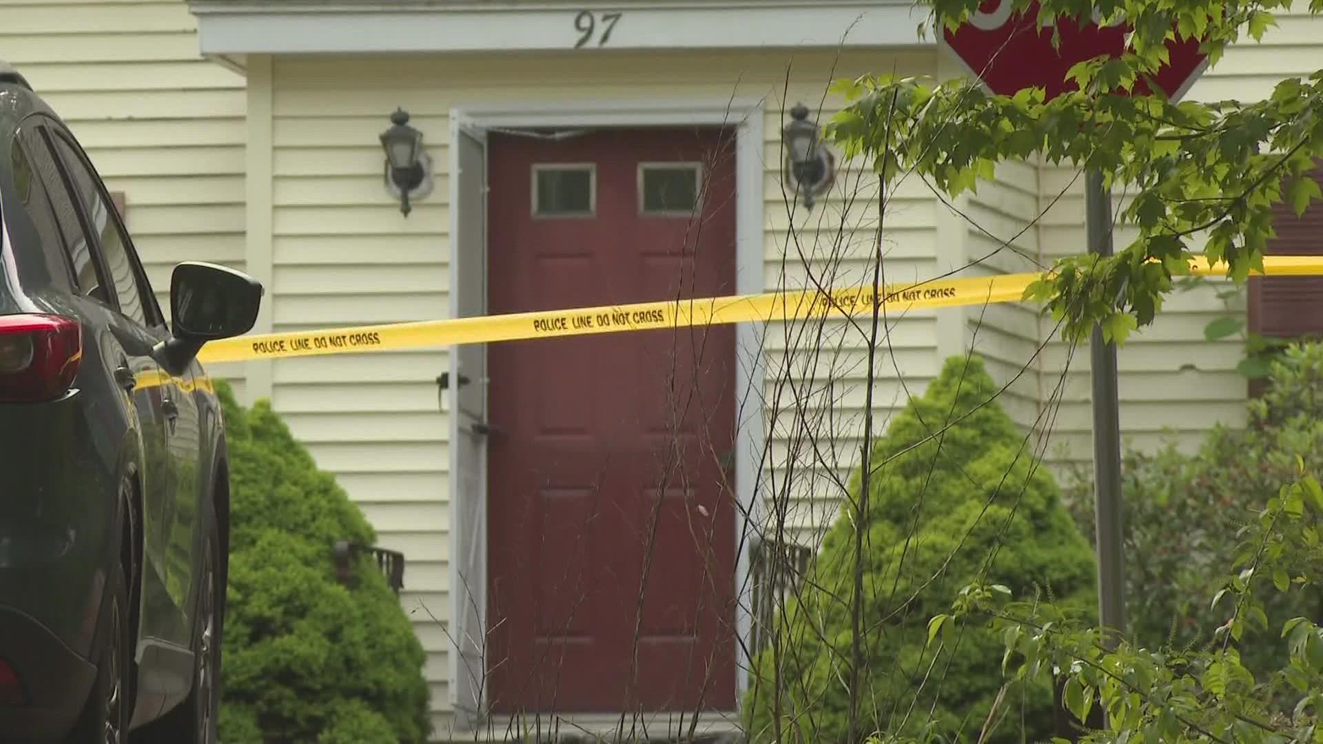Shooting at home in Wells sends two men and one child to the hospital.