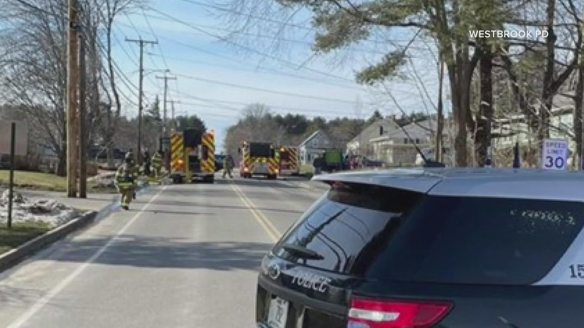 A passerby saw the smoke coming from the home located on New Gorham Road at approximately 2:00 p.m., and alerted police, officials said.
