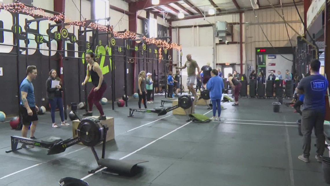 CrossFit 321, and other local gyms worked out and raised money for 