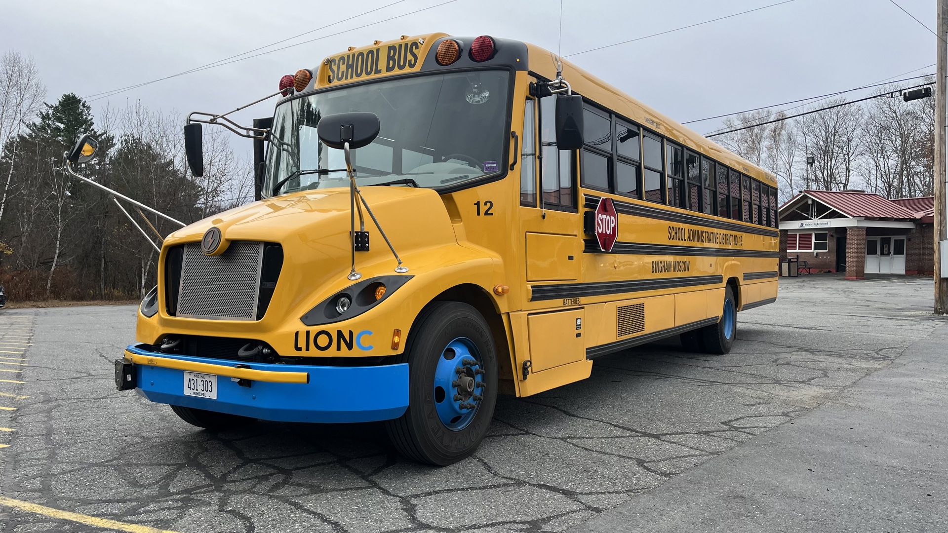 Bingham, Maine school district says electric school bus is great