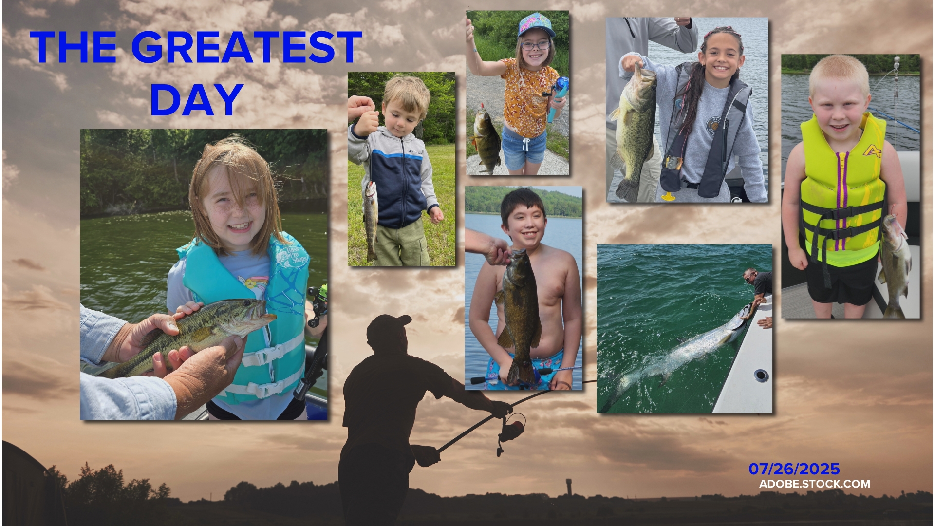 Catching nine fish in one day... that's a great day!