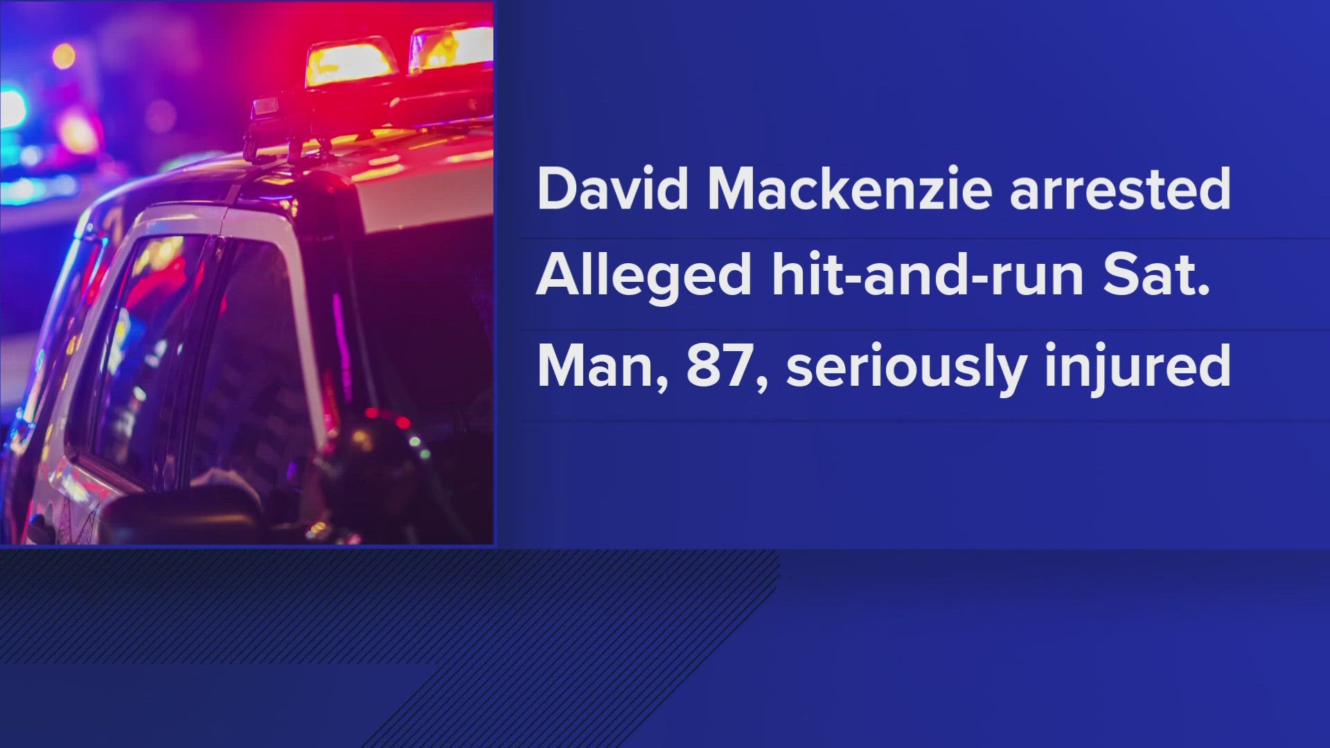 David Mackenzie, 51, reportedly fled the scene towards Holden.