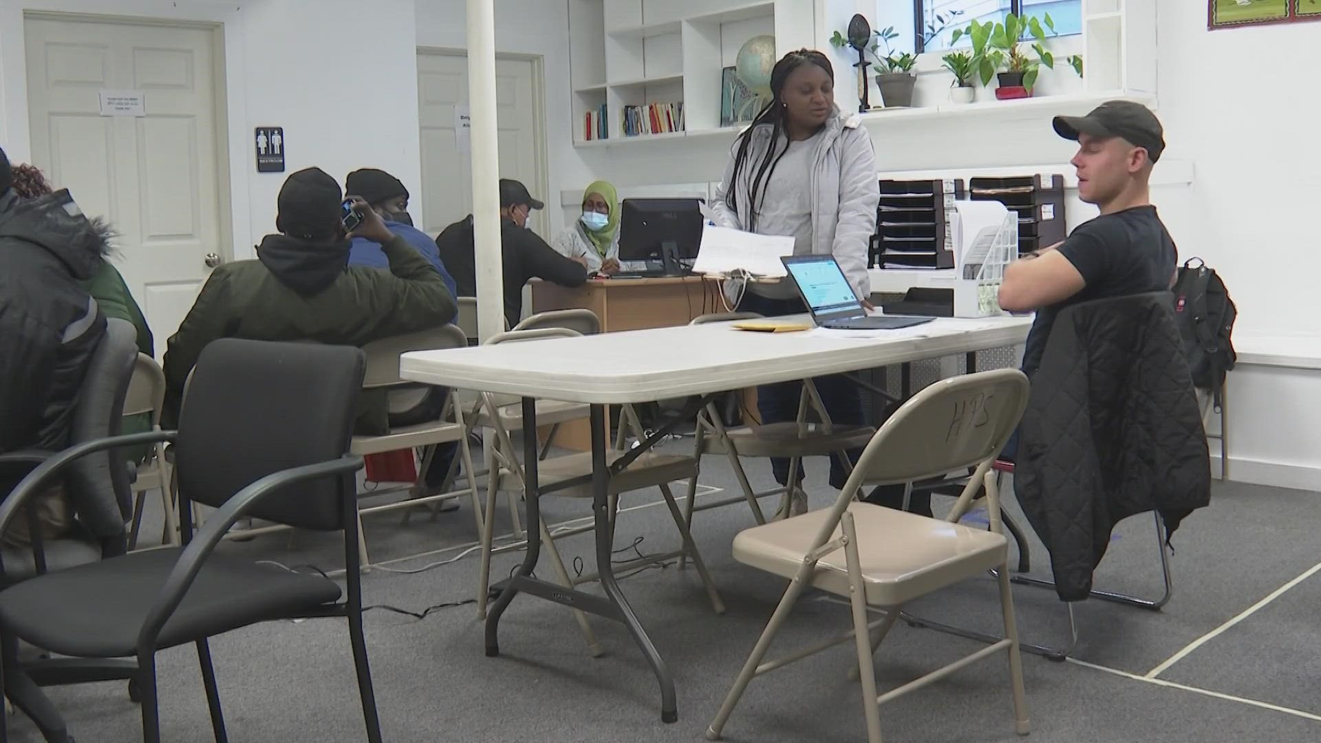 Right now, under federal law, asylum seekers must wait 180 days after filing their initial asylum claim before they can start working.