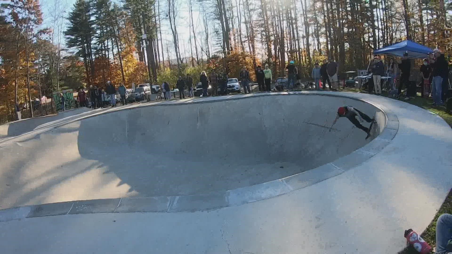 Dozens of local, and New England-based skaters performed their best tricks Saturday in an effort to raise money and expand the Old Orchard Beach Skatepark.