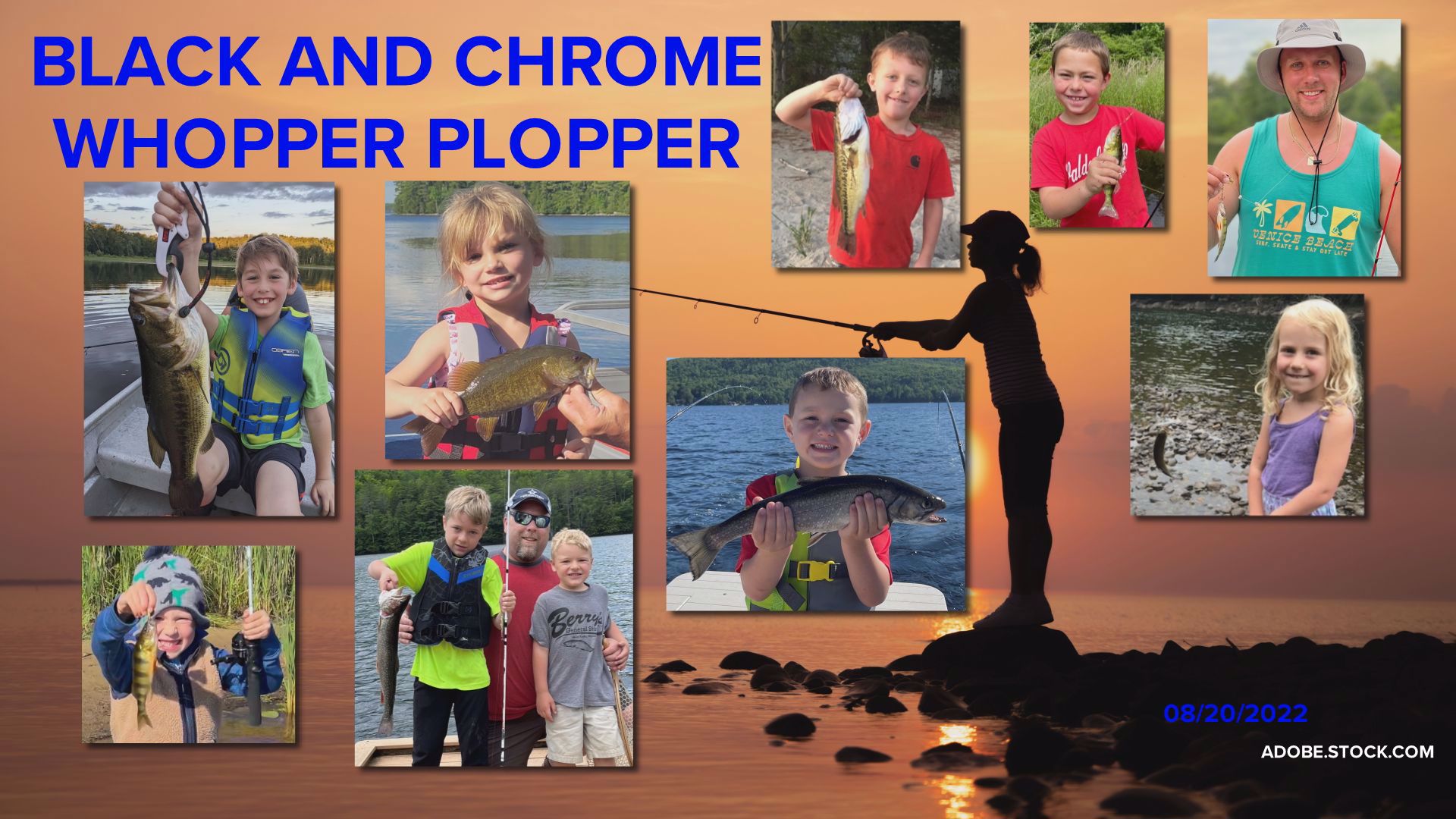 Big Ol' Fish: Black and Chrome Whopper Plopper