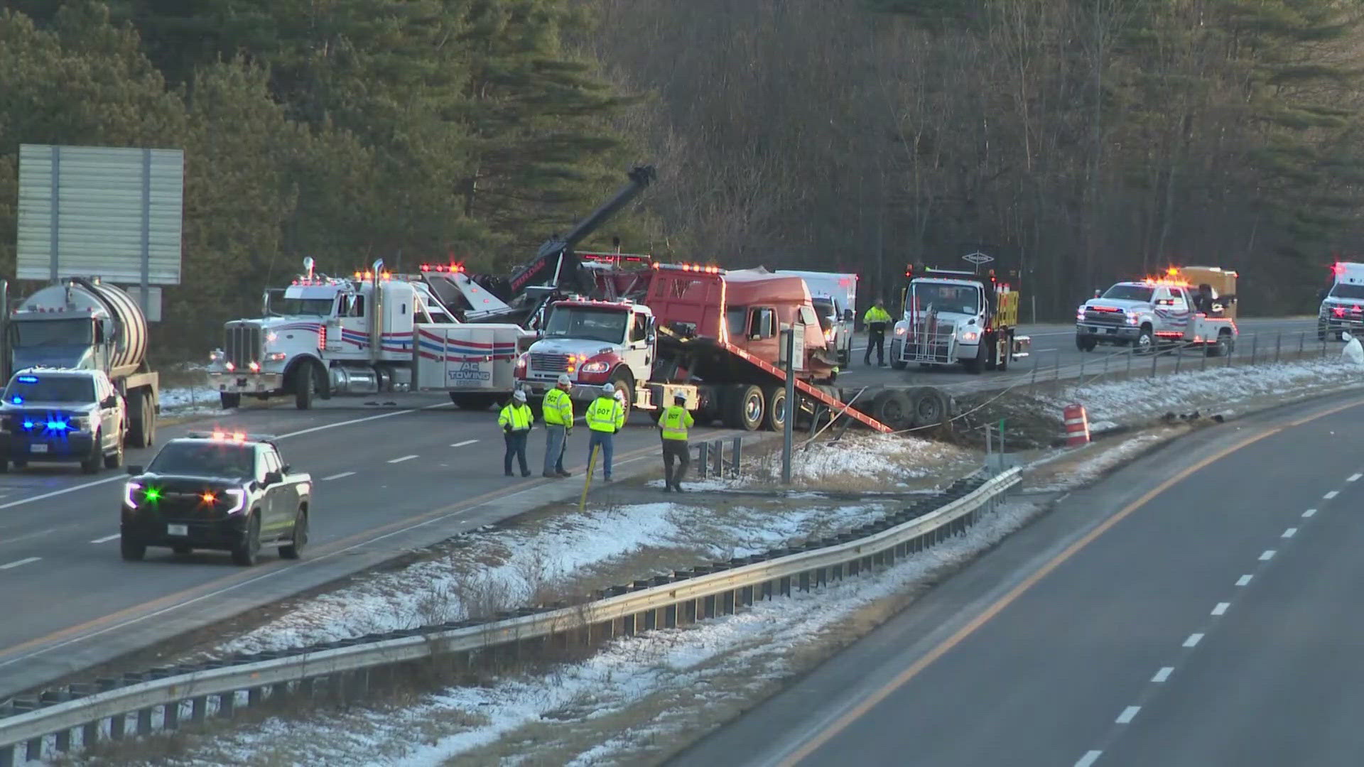 A tanker truck crashed Wednesday on I-295 near Gardiner, spilling about 8,000 gallons of the substance. Here's what we've learned about the potential impacts. 